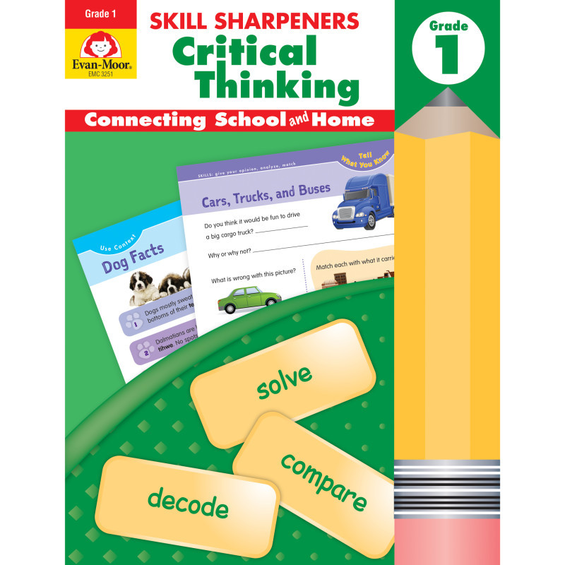 EVAN-MOOR Evan-Moor Educational Publishers Skill Sharpeners Critical Thinking, Grade 1