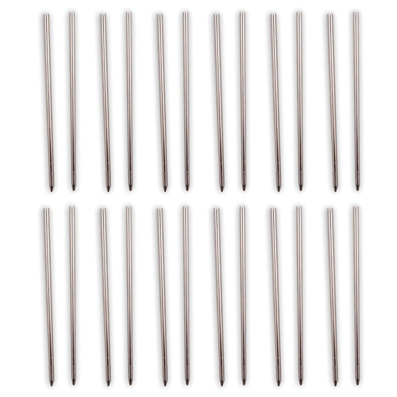 BAUMGARTENS INC PenAgain Ink Refills, Black Ink, 2 Per Pack, 12 Packs