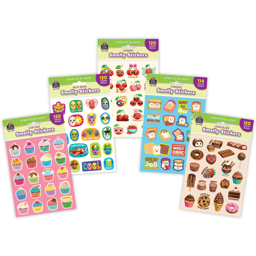 TEACHER CREATED RESOURCES Teacher Created Resources® Sweet Treats Smelly Stickers, 594 Stickers