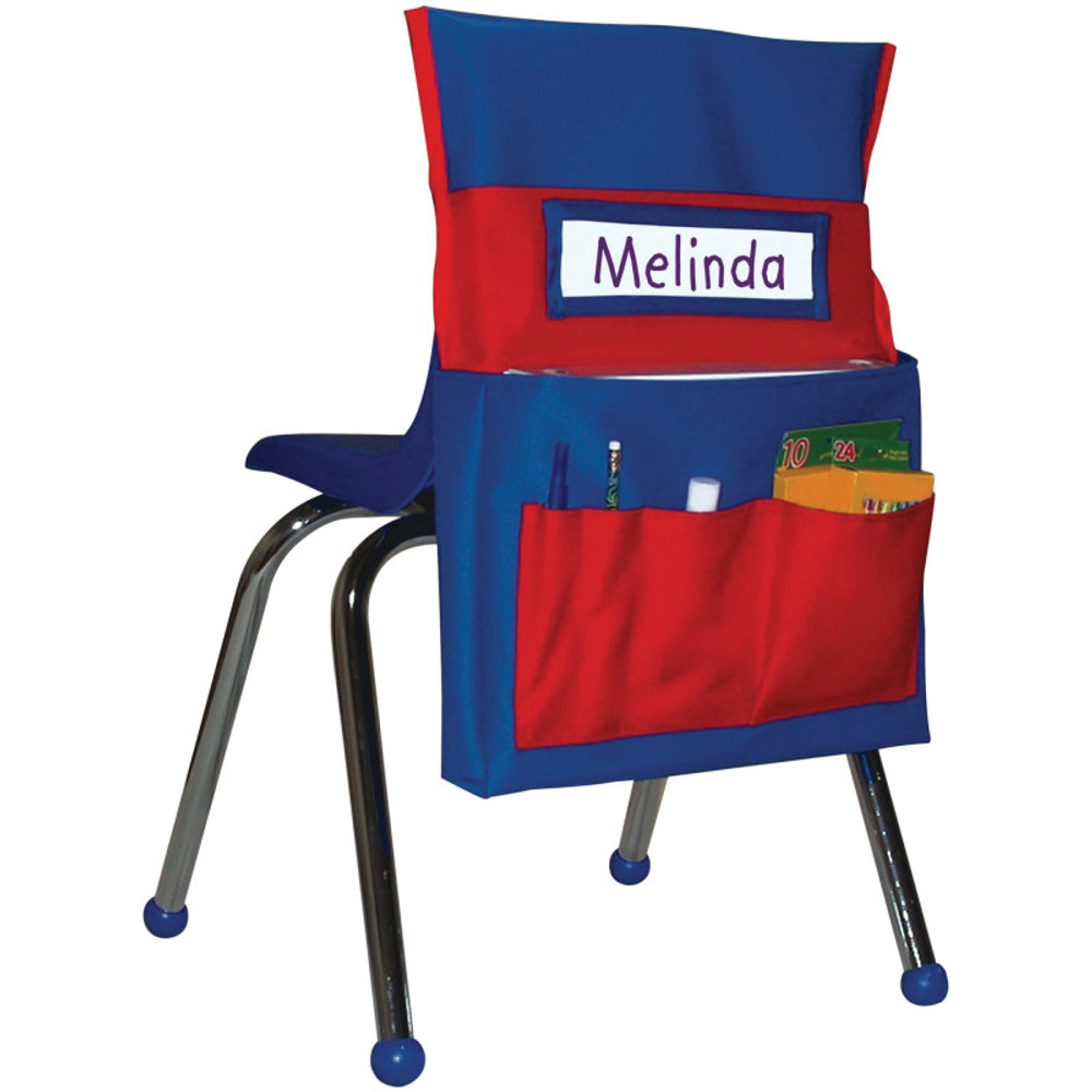CARSON DELLOSA EDUCATION Carson Dellosa Education Chairback Buddy™ Pocket Chart, Blue/Red