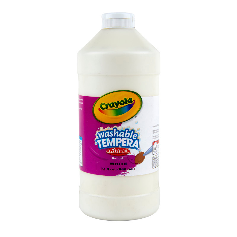 CRAYOLA LLC Crayola® Artista II Washable Tempera Paint, 32 oz, White