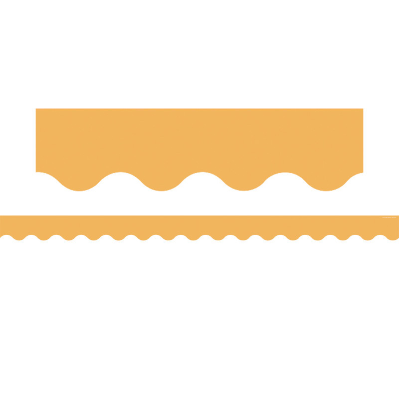 TEACHER CREATED RESOURCES Teacher Created Resources® Golden Sun Scalloped Border Trim, 35 Feet