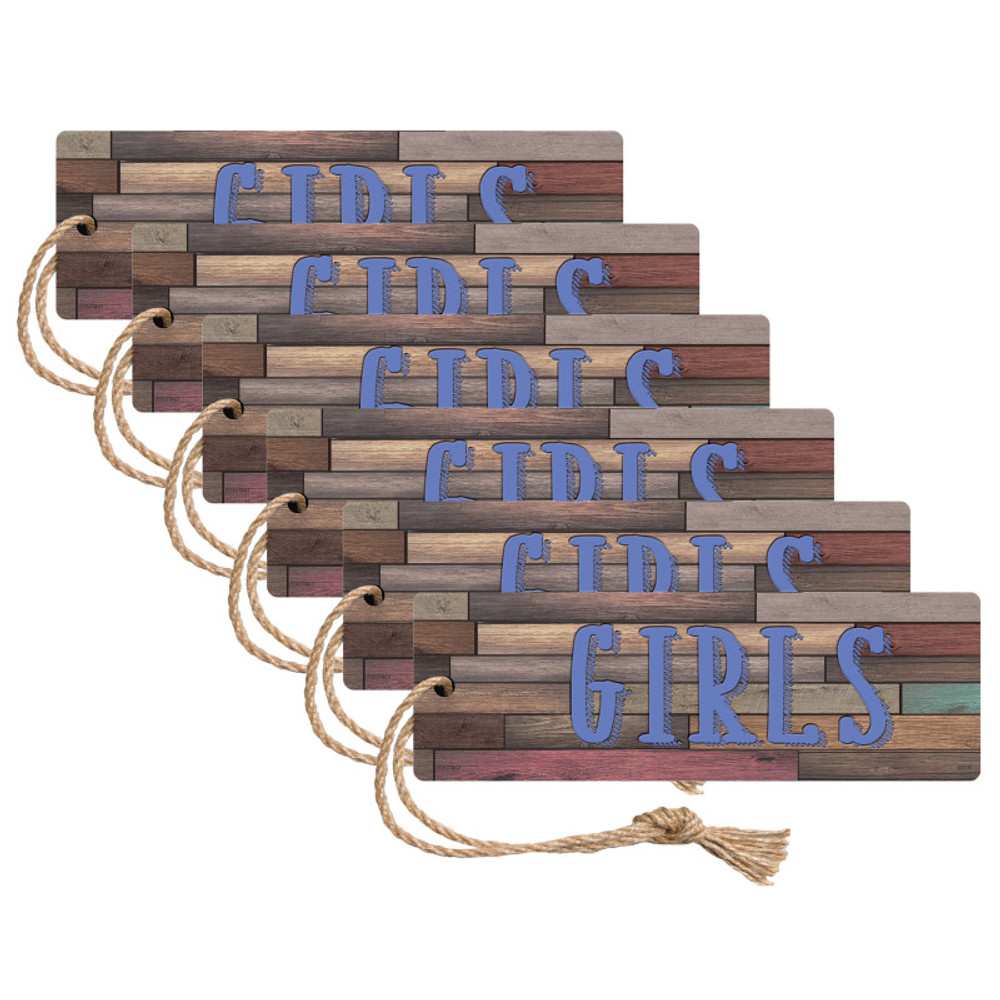 TEACHER CREATED RESOURCES Teacher Created Resources® Home Sweet Classroom Magnetic Girls Pass, Pack of 6