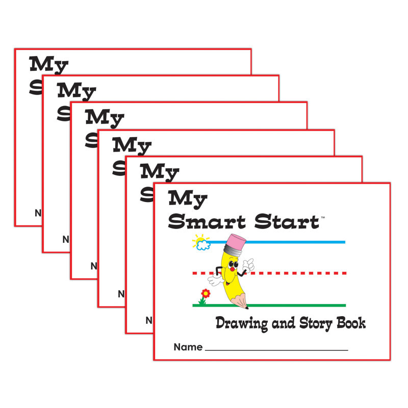 TEACHER CREATED RESOURCES Teacher Created Resources® Smart Start Handwriting Series, Journals, Grades K-1, Landscape, Pack of 6