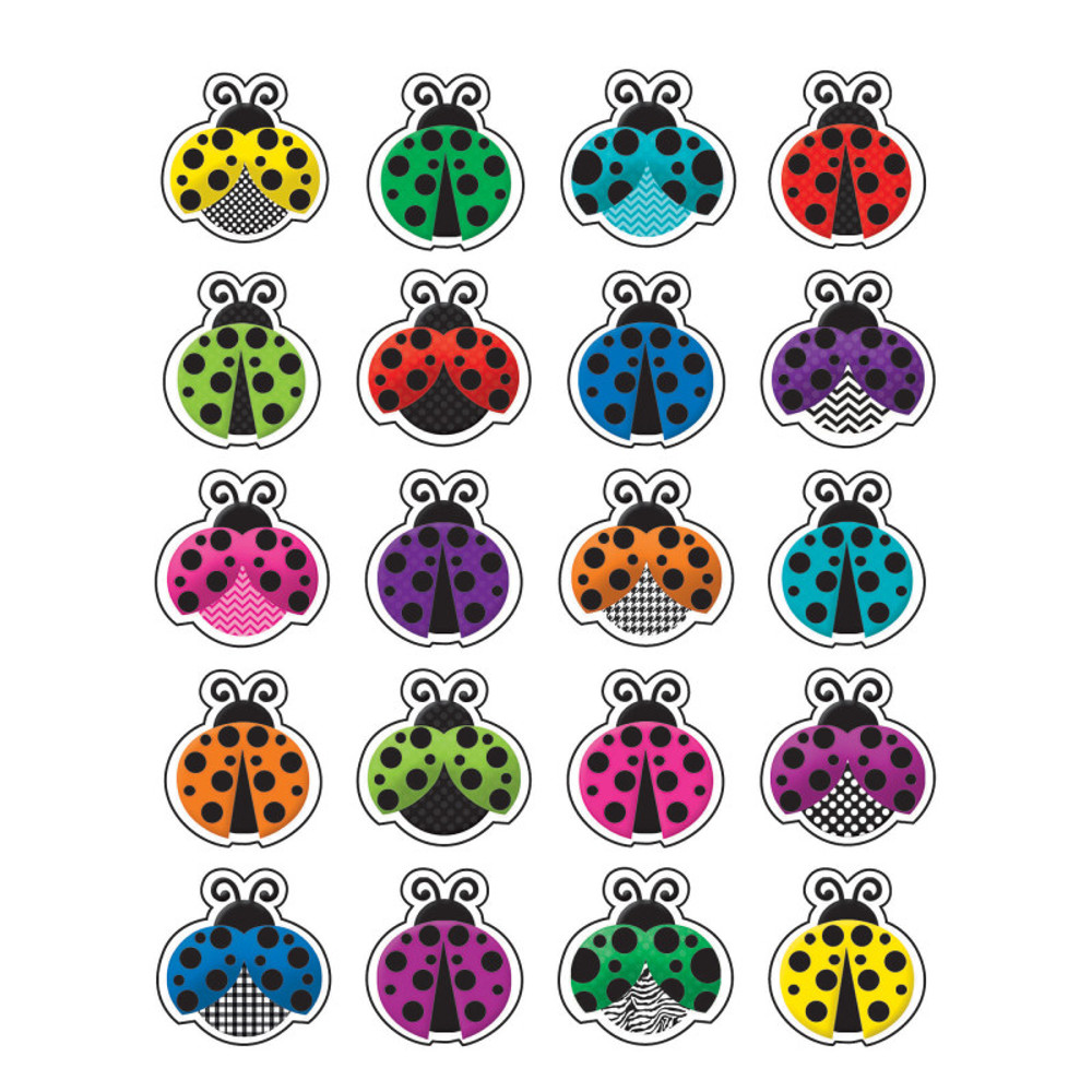 TEACHER CREATED RESOURCES Teacher Created Resources® Colorful Ladybugs Stickers, Pack of 120