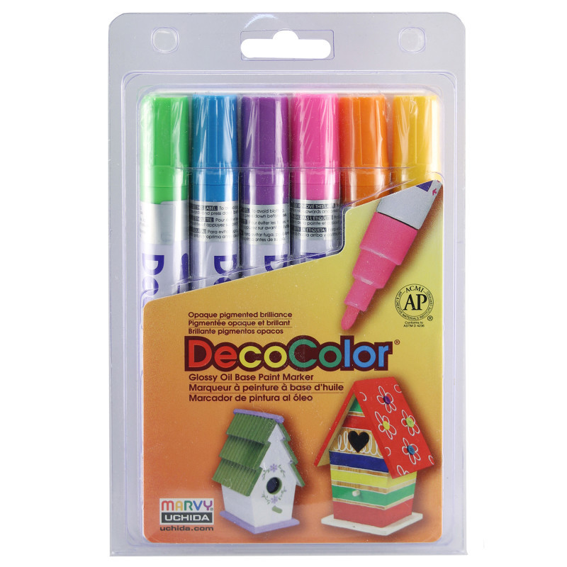UCHIDA OF AMERICA, CORP Marvy Uchida® DecoColor® Paint Marker, Broad, Set C