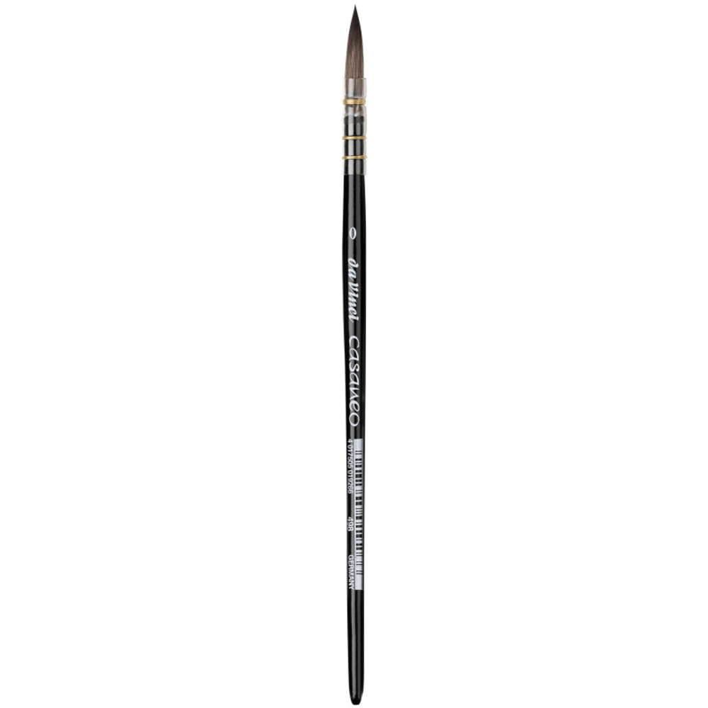 GREGORY DANIELS FINE ARTS INC da Vinci CASANEO Quill Wash, Extra Soft Synthetic, Watercolor, Series 498, Size 0