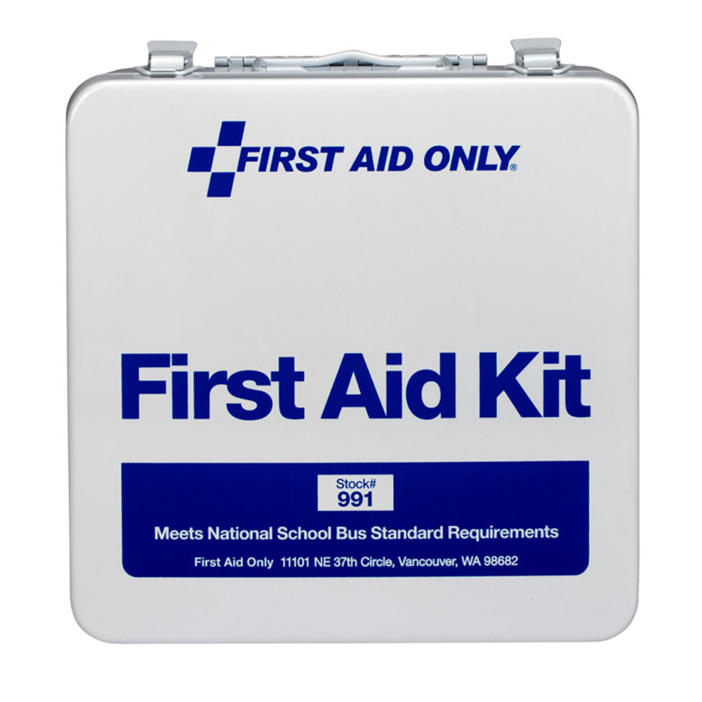 ACME UNITED CORPORATION First Aid Only® 50 Person Unitized Metal Bus First Aid Kit