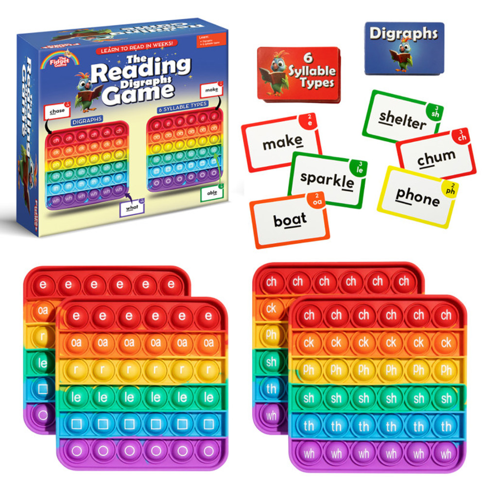 THE FIDGET GAME LTD The Fidget Game The Reading Digraphs Game