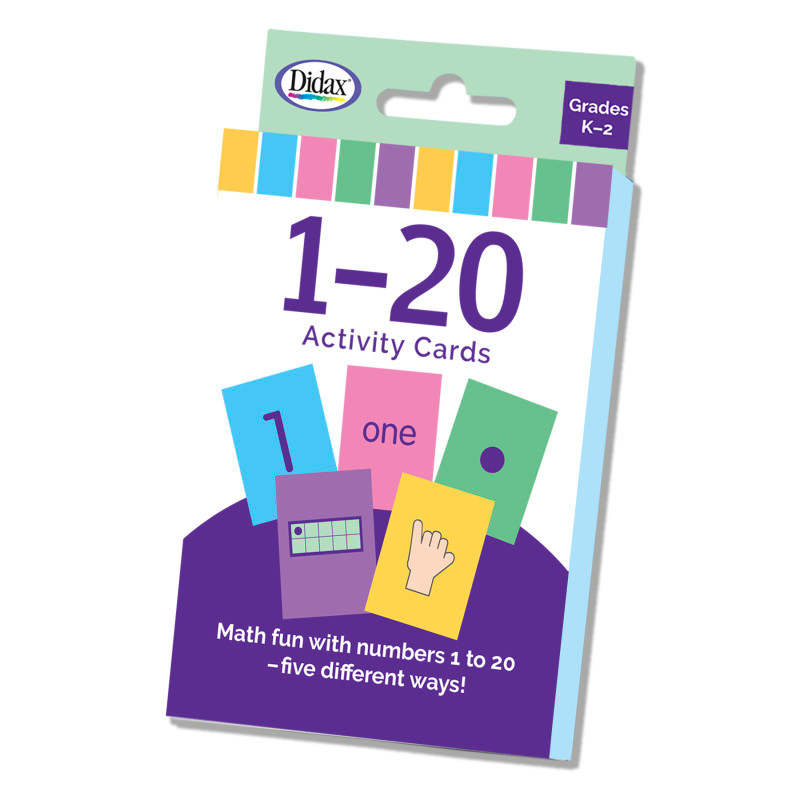 DIDAX Didax® 1-20 Activity Cards