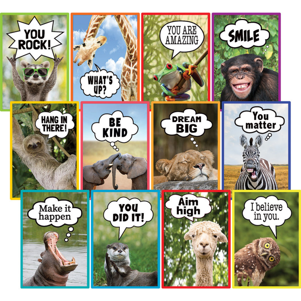 TEACHER CREATED RESOURCES Teacher Created Resources® Go Wild Animals Small Poster Pack