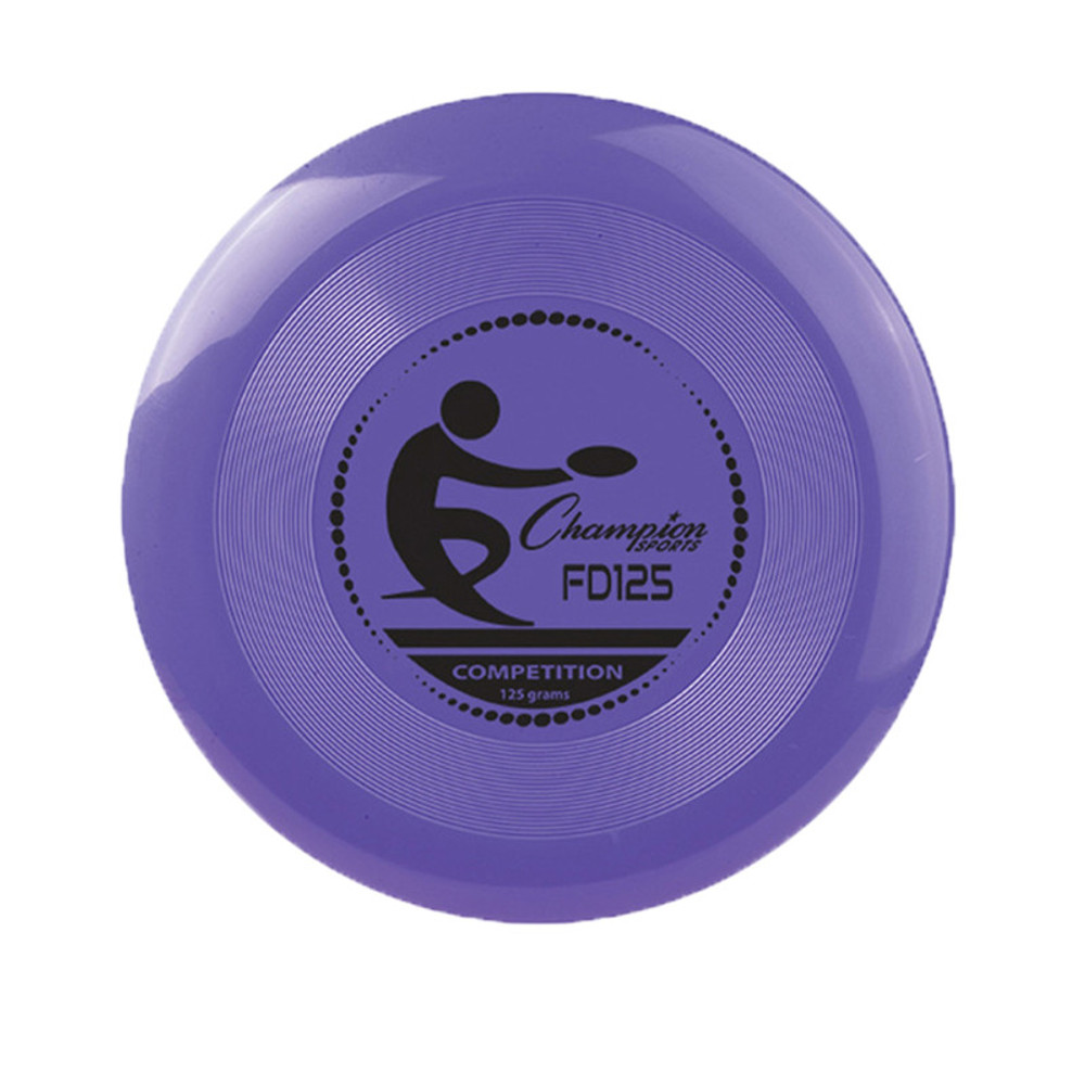 CHAMPION SPORTS Champion Sports Plastic Competition Disc, 125g, Assorted Colors CHAMPION SPORTS Champion Sports Plastic Competition Disc, 125g, Assorted Colors