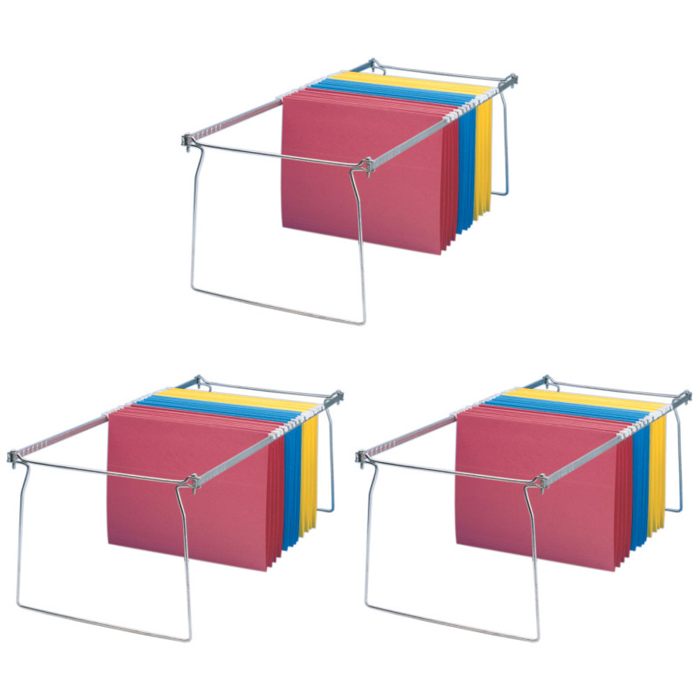 ADVANTUS Charles Leonard Letter Size Hanging File Frame, Pack of 3