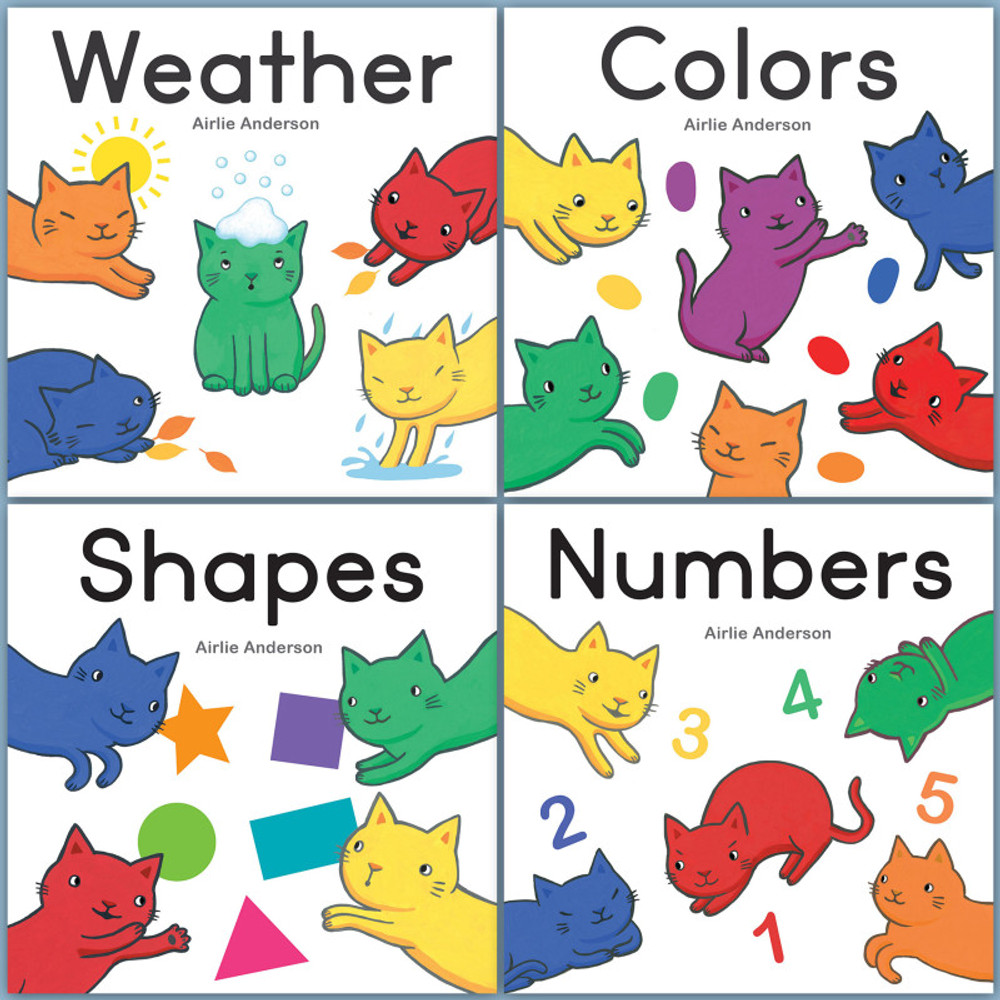 CHILDS PLAY BOOKS Child's Play Books Curious Cats, 4-Book Set