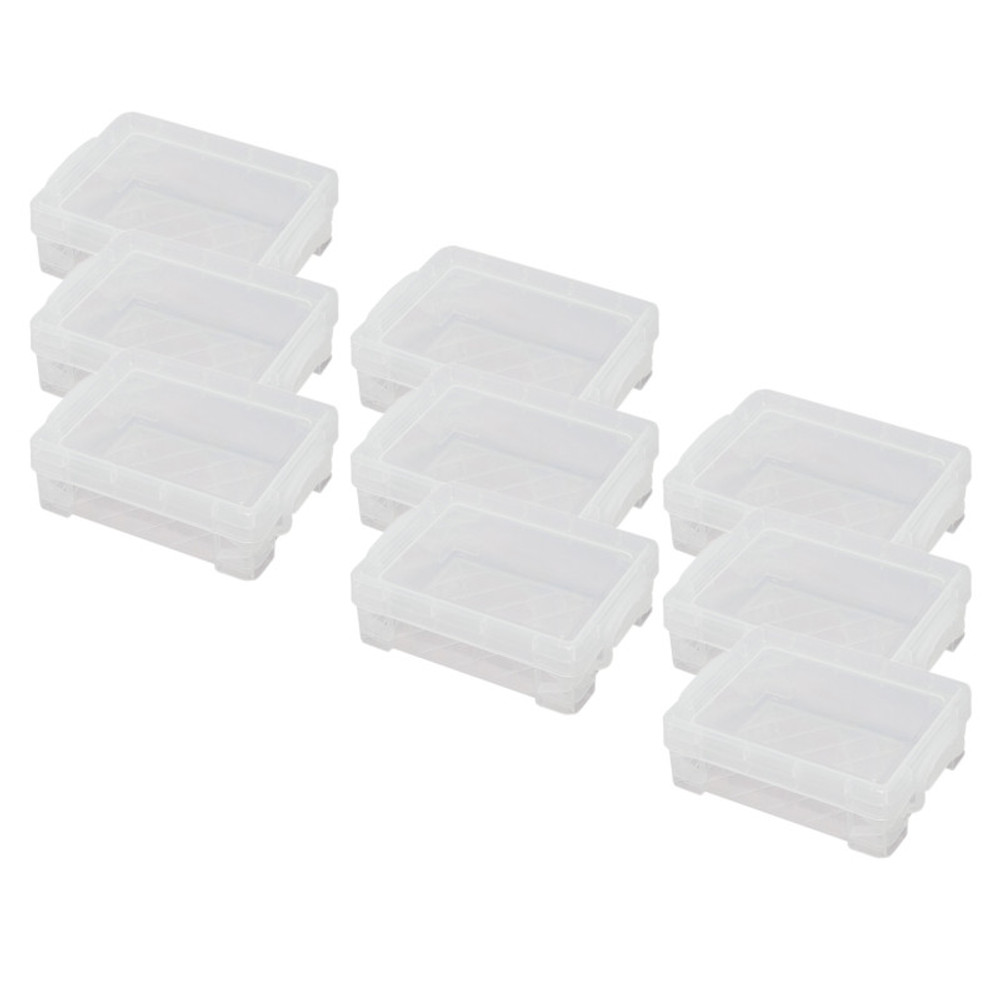 ADVANTUS Super Stacker® Crayon Box, Pack of 9