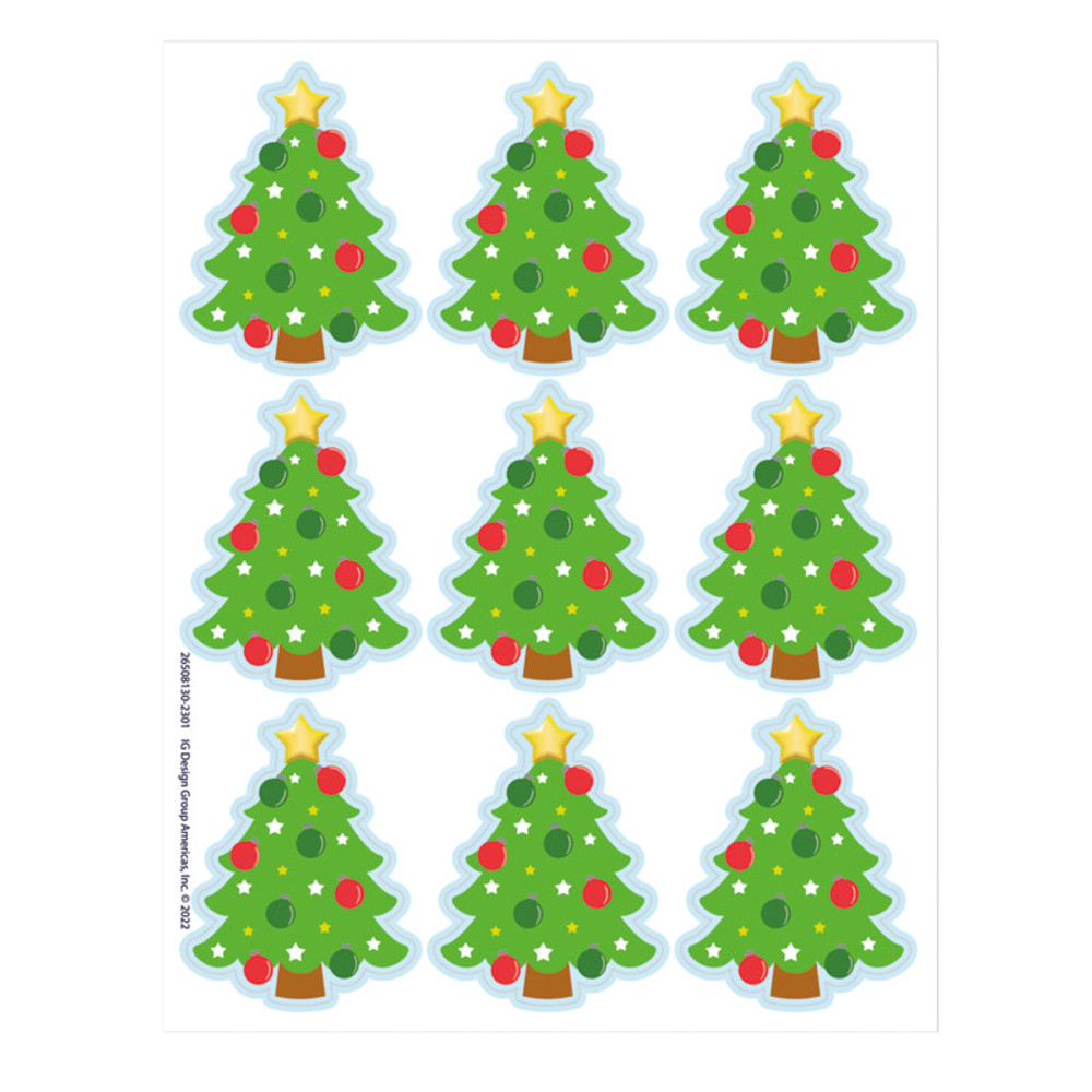 EUREKA Eureka® Christmas Tree Giant Stickers, Pack of 36