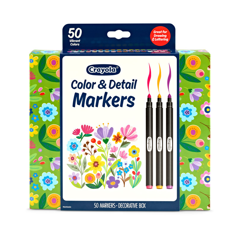 CRAYOLA LLC Crayola® Color & Detail Markers, Pack of 50