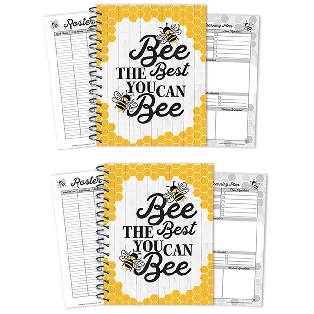 EUREKA Eureka® The Hive Lesson Plan Spiral Bound Book, Pack of 2