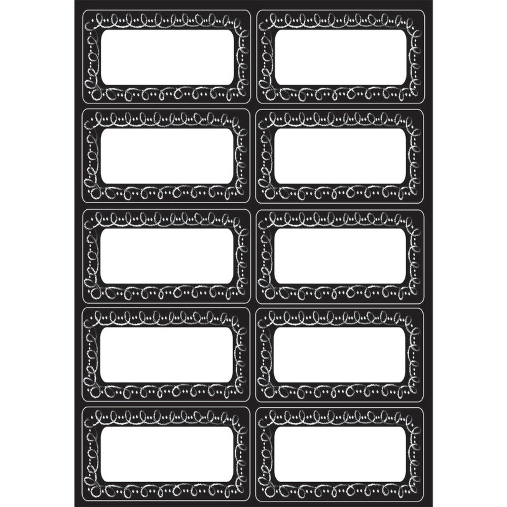 ASHLEY PRODUCTIONS Ashley Productions® Die-Cut Magnetic Chalk Loop Labels/Nameplates, 10 Pieces