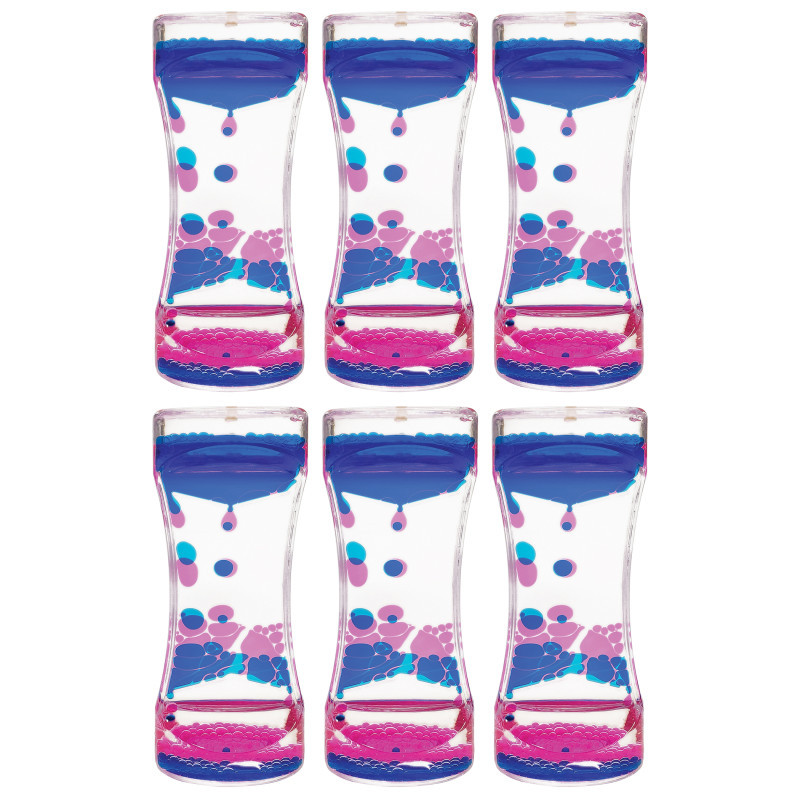 TEACHER CREATED RESOURCES Teacher Created Resources® Blue & Pink Liquid Motion Bubbler, Pack of 6