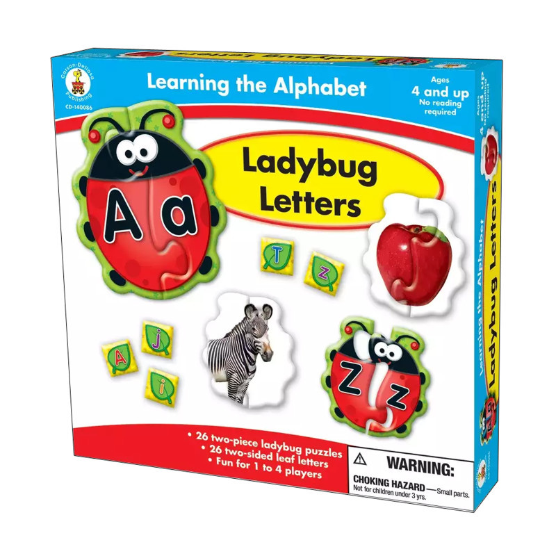 CARSON DELLOSA EDUCATION Carson Dellosa Education Ladybug Letters Puzzle Game