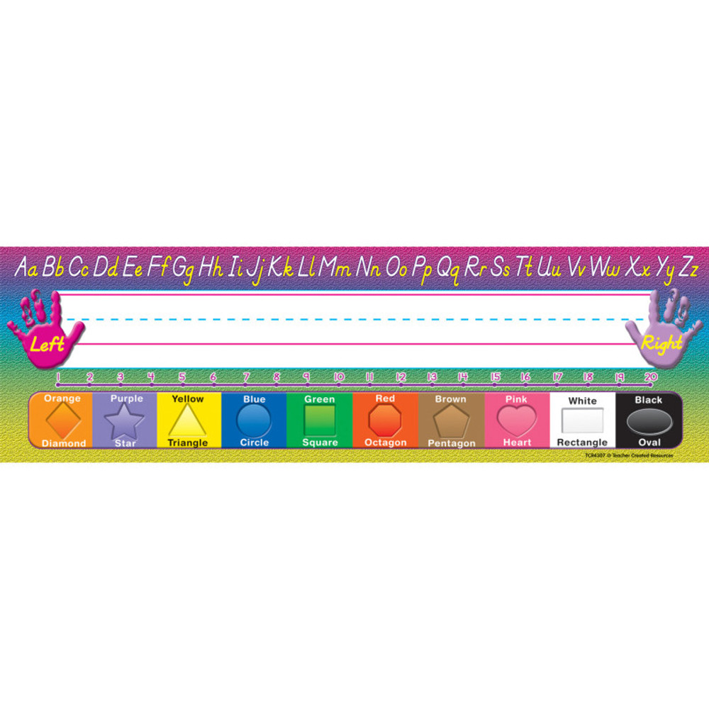 TEACHER CREATED RESOURCES Teacher Created Resources® Modern Printing Flat Name Plates, Pack of 36
