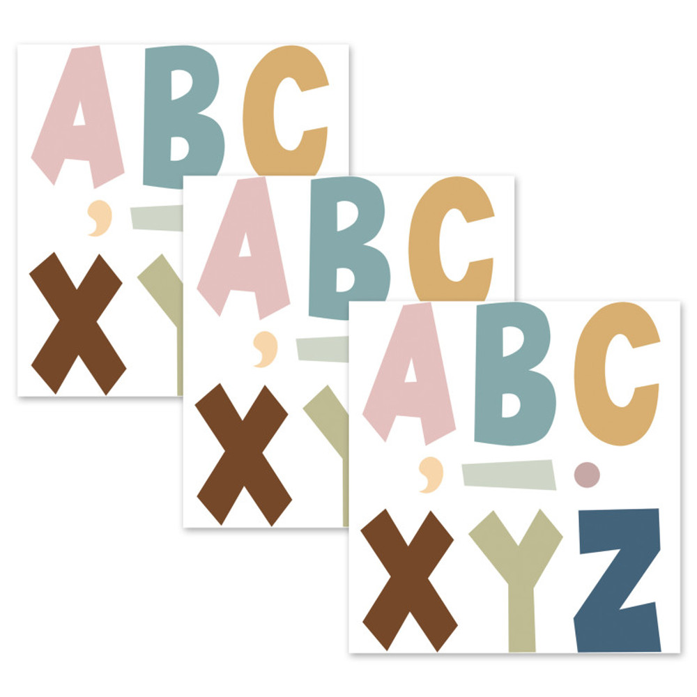 TEACHER CREATED RESOURCES Teacher Created Resources® Everyone is Welcome 7" Fun Font Letters, 120 Per Pack, 3 Packs
