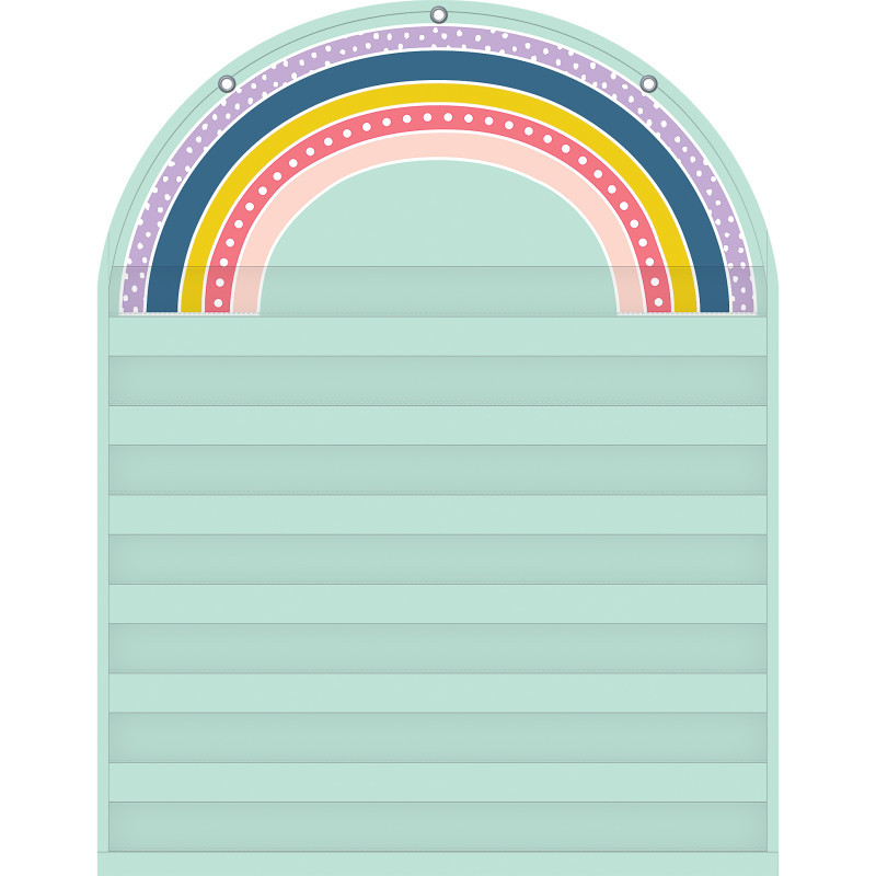 TEACHER CREATED RESOURCES Teacher Created Resources® Oh Happy Day Rainbow 7 Pocket Chart