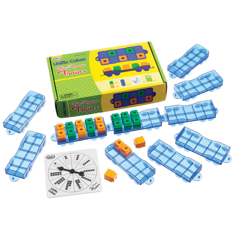 DIDAX Didax® Ten-Frame Trains Activity Set