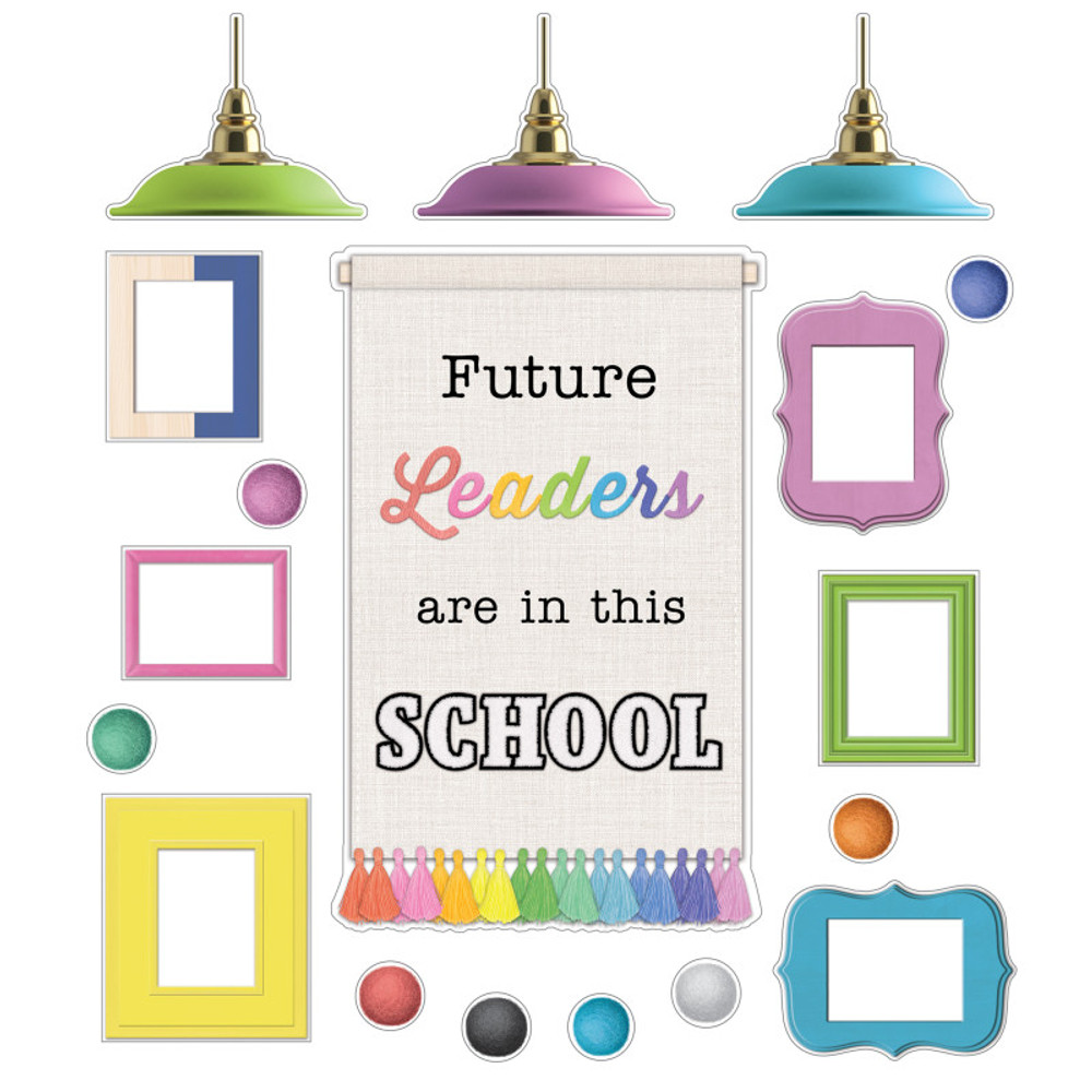 CARSON DELLOSA EDUCATION Happily Ever Elementary Creatively Inspired Future Leaders Bulletin Board Set