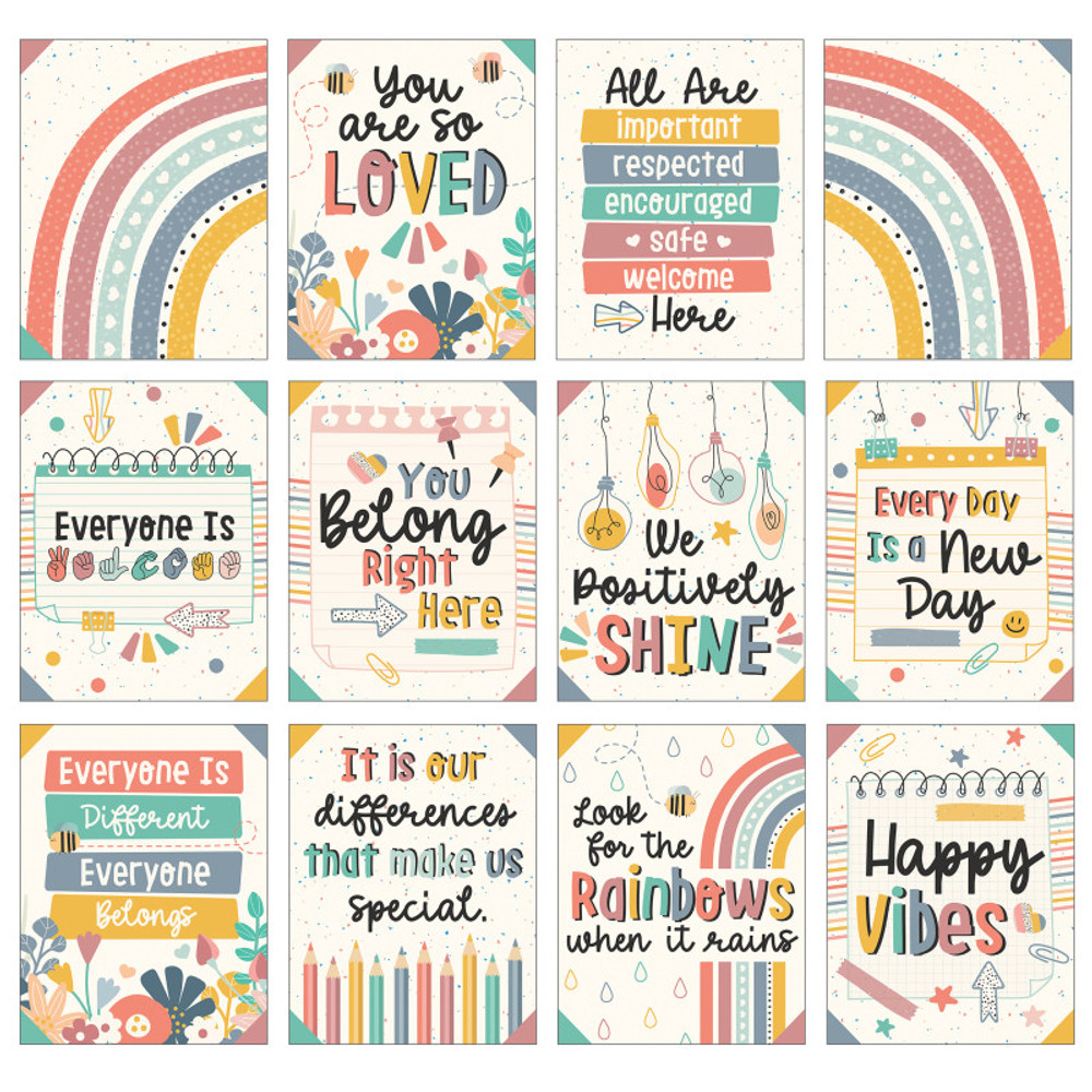 CARSON DELLOSA EDUCATION Carson Dellosa Education Mini Posters: We Belong Poster Set