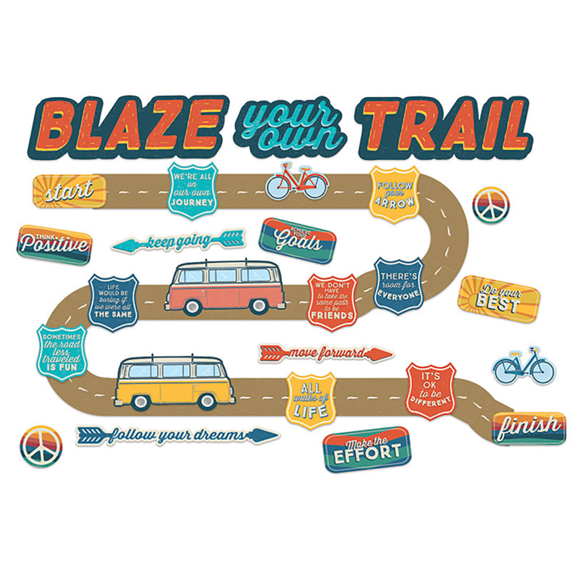 EUREKA Eureka® Adventurer Blaze Your Own Trail Mini Bulletin Board Set