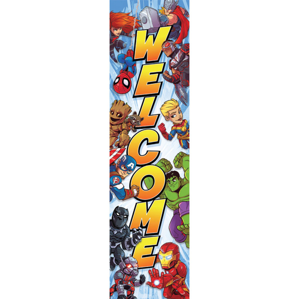 EUREKA Eureka® Marvel™ Super Hero Adventure Vertical Banner, 45" x 12"