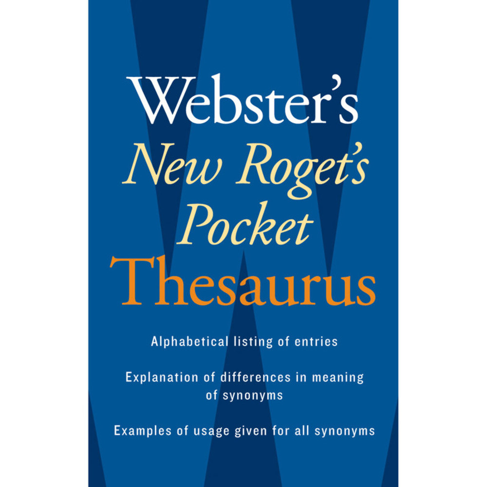 HARPER COLLINS PUBLISHERS Houghton Mifflin Harcourt Webster's New Roget's Pocket Thesaurus