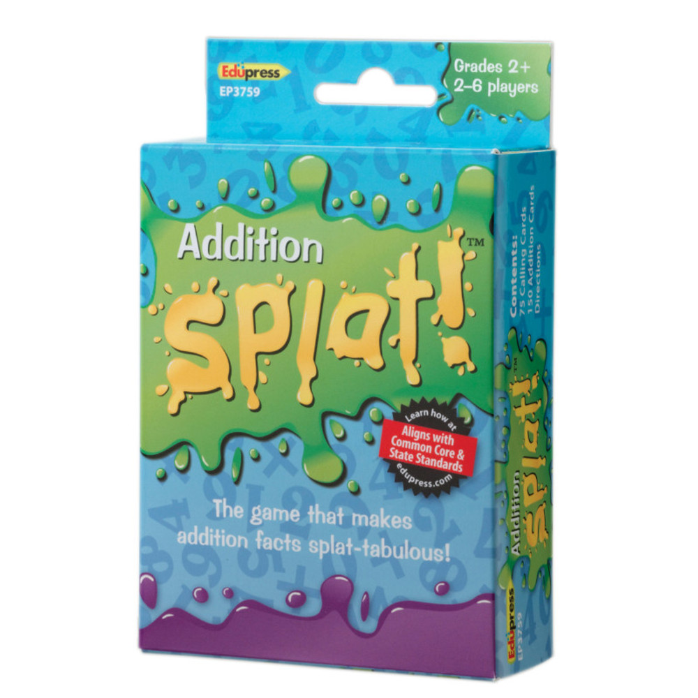TEACHER CREATED RESOURCES Teacher Created Resources® Addition Splat!™ Card Game