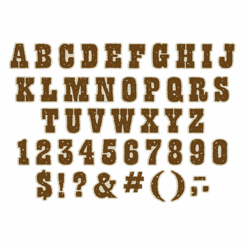EUREKA Eureka® Wild Wild Classroom Deco Letters, 181 Characters