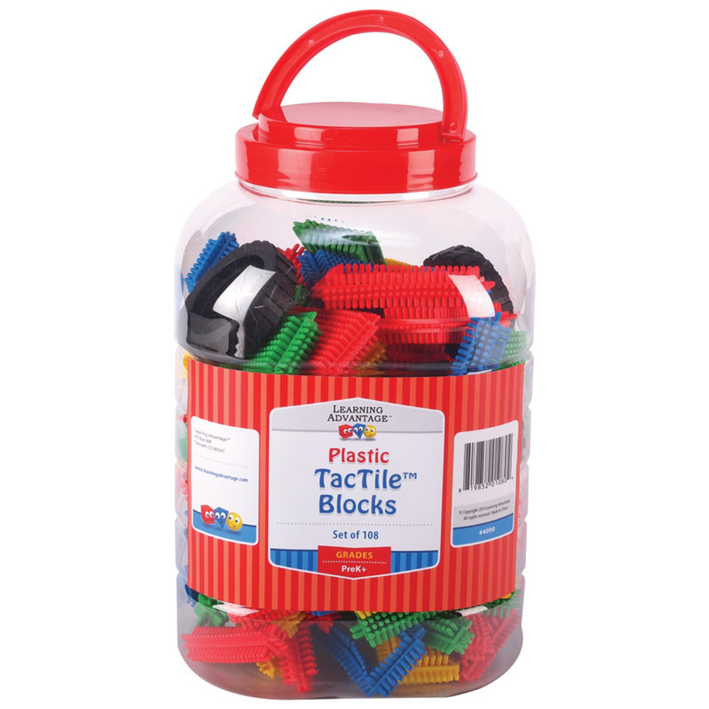 LEARNING ADVANTAGE Learning Advantage® TacTile Blocks - Set of 108