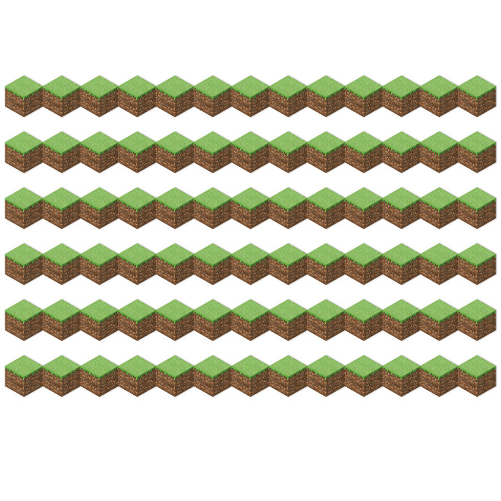 EUREKA Eureka® Minecraft Die-Cut Blocks Extra Wide Trim, 37 Feet Per Pack, 6 Packs EUREKA Eureka® Minecraft Die-Cut Blocks Extra Wide Trim, 37 Feet Per Pack, 6 Packs