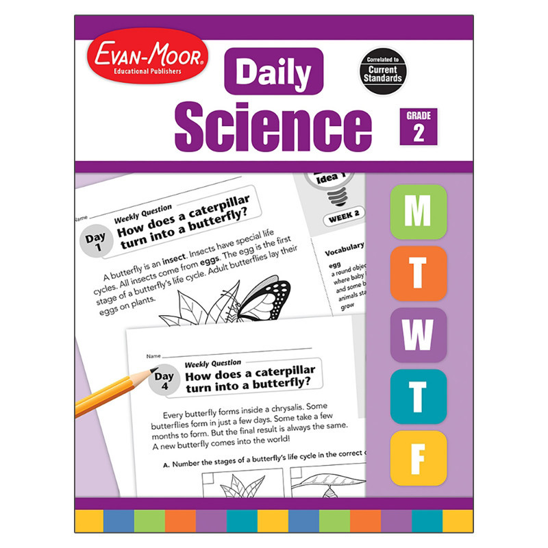 CARSON DELLOSA EDUCATION Evan-Moor Educational Publishers Daily Science Book, Grade 2