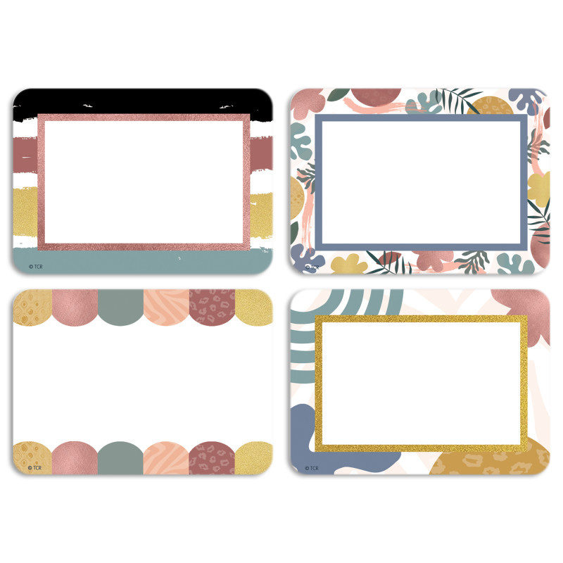 TEACHER CREATED RESOURCES Teacher Created Resources® Wonderfully Wild Name Tags/Labels - Multi-Pack, 36 Per Pack, 6 Packs