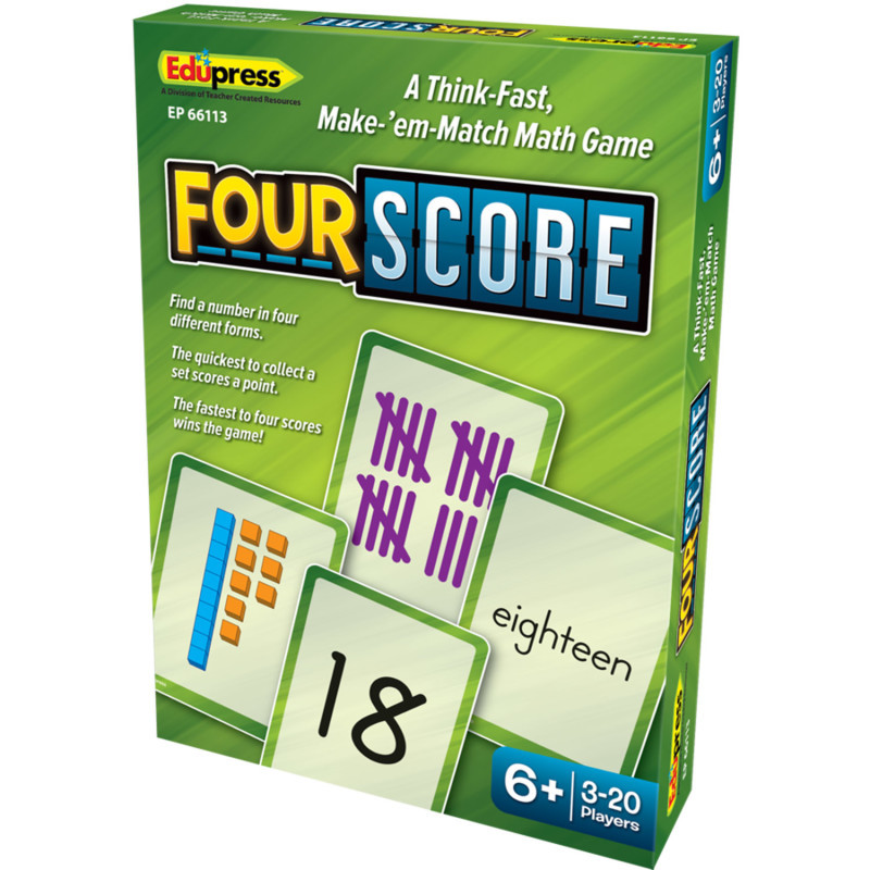 TEACHER CREATED RESOURCES Teacher Created Resources® Four Score Dice Game
