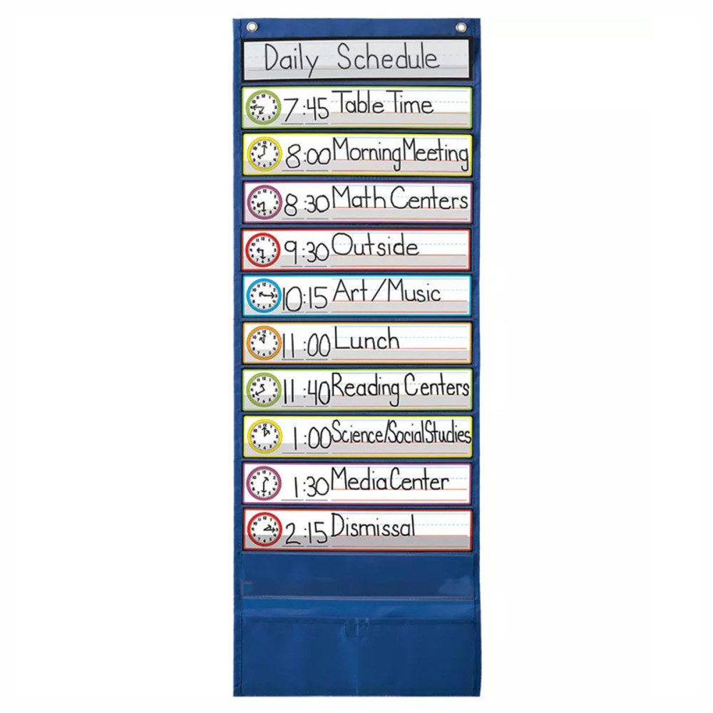 CARSON DELLOSA EDUCATION Carson Dellosa Education Deluxe Scheduling Pocket Chart