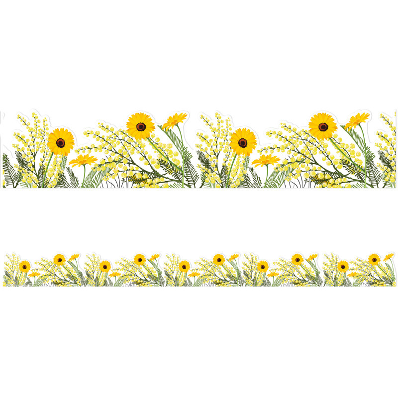 EUREKA Eureka® The Hive Floral Extra Wide Deco Trim®, 37 Feet