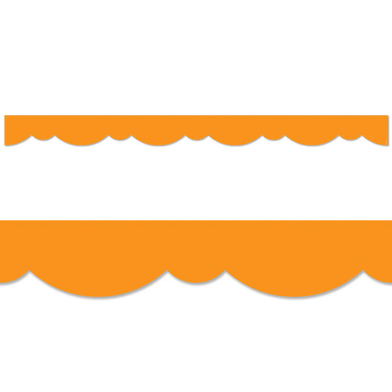 CREATIVE TEACHING PRESS Creative Teaching Press® Core Decor Orange Stylish Scallops EZ Border™, 48 Feet