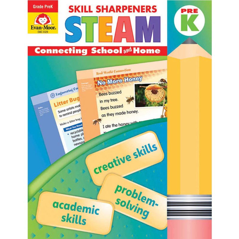 EVAN-MOOR Evan-Moor Educational Publishers Skill Sharpeners STEAM, Grade PreK
