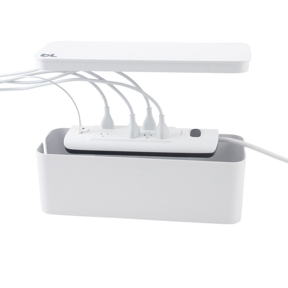ADVANTUS Bluelounge® Cablebox Cord Management Box, White