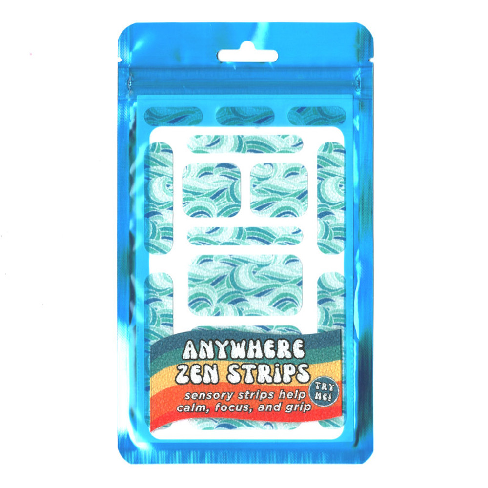 THE PENCIL GRIP The Pencil Grip™ Zen Strips, Anywhere Zen, Sandy Waves, 13 Per Set, 6 Sets