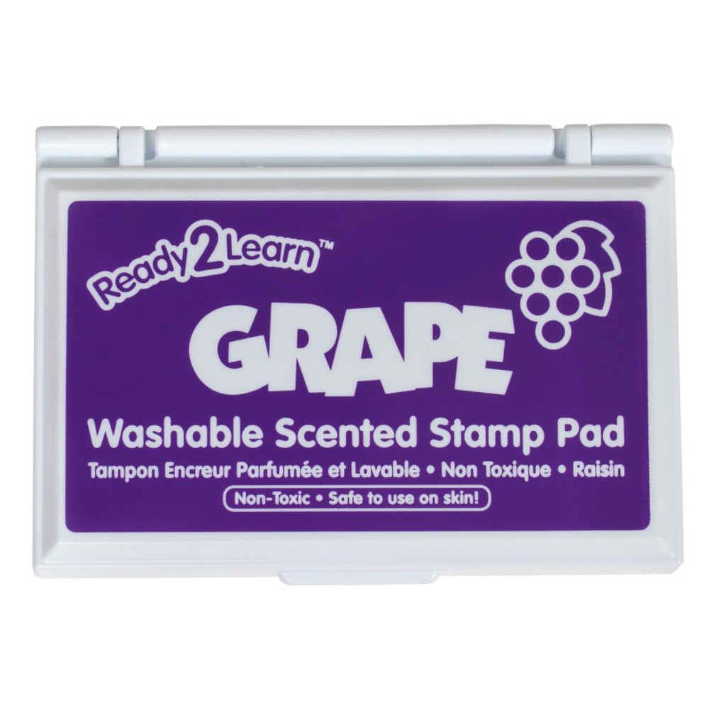 LEARNING ADVANTAGE READY 2 LEARN™ Washable Stamp Pad - Grape Scented, Purple LEARNING ADVANTAGE READY 2 LEARN™ Washable Stamp Pad - Grape Scented, Purple