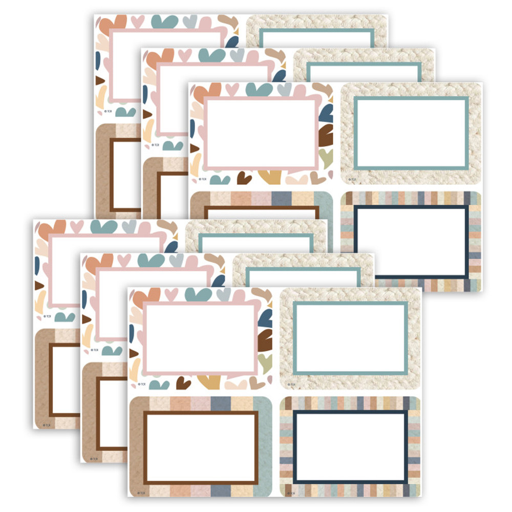 TEACHER CREATED RESOURCES Teacher Created Resources® Everyone is Welcome Name Tags/Labels, 36 Per Pack, 6 Packs