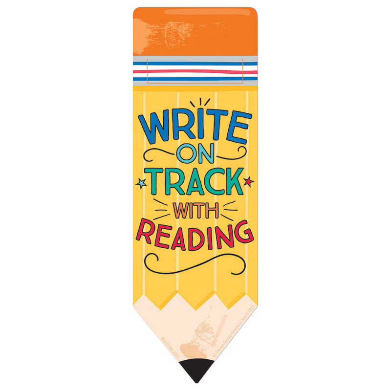 EUREKA Eureka® Pencil Write on Track with Reading Bookmarks, Pack of 36